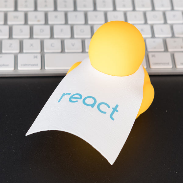 devDucks React Rubber Duck – devRant Swag Shop